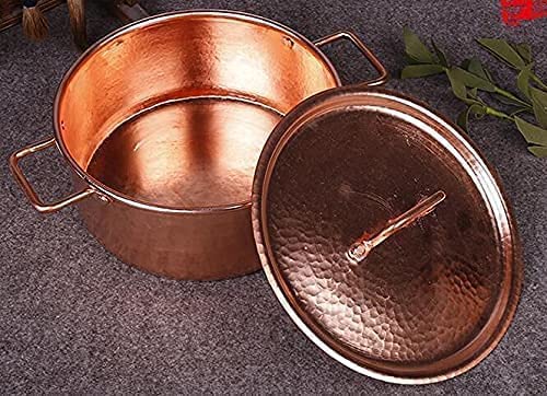 Amazon｜純銅鍋 銅のスープ鍋 厚めの銅鍋 銅器 雪平鍋 銅製とろみ鍋