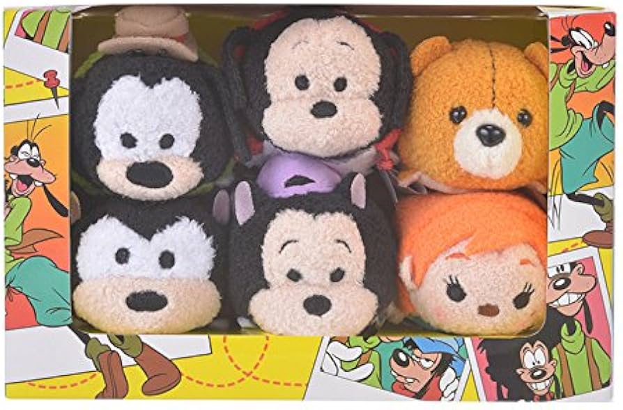 Amazon.co.jp: ツムツム ぬいぐるみ グーフィーセット ミニ(S) TSUM