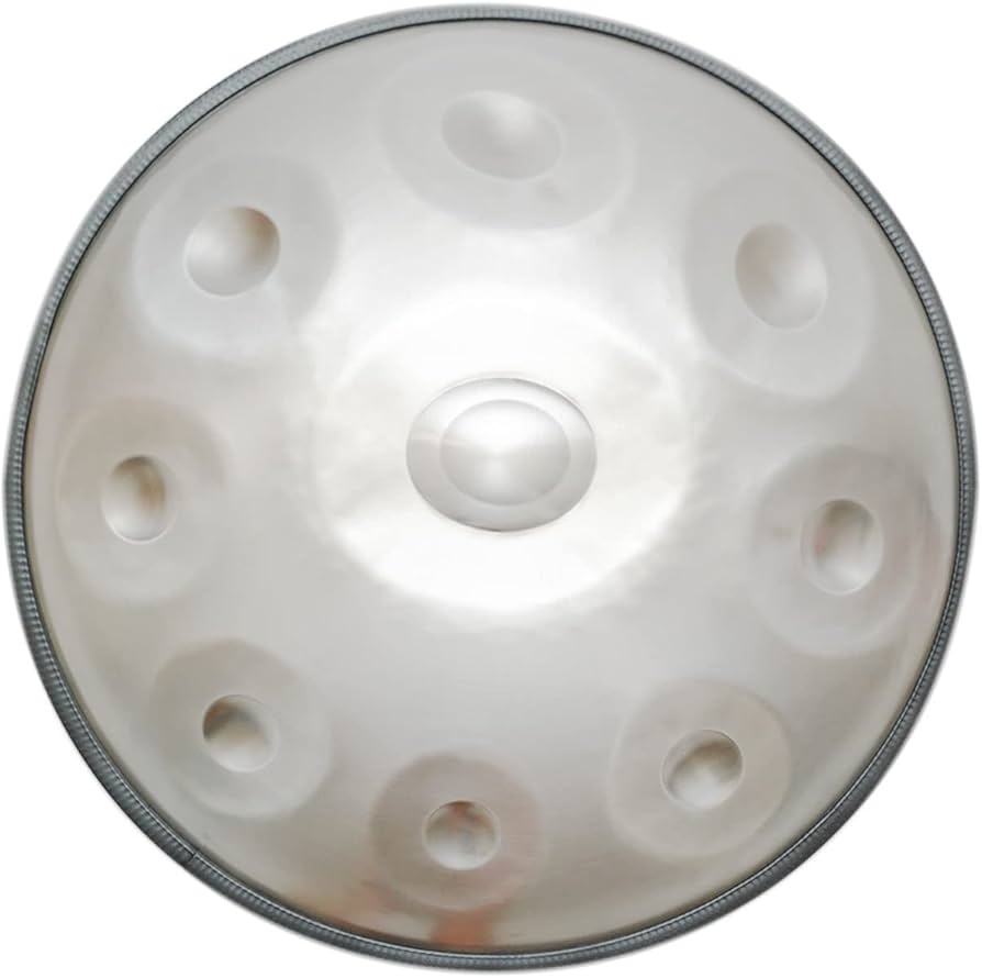Amazon | MASH handpan D マイナー ハンドパン 9音 シルバー色 D Minor