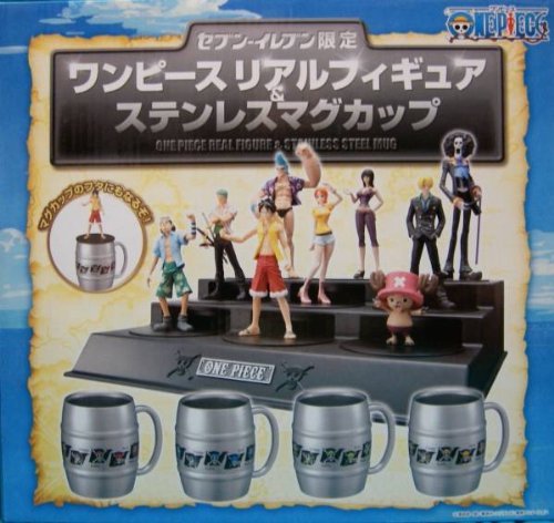 Amazon | セブンイレブン ワンピース リアルフィギュア ステンレス