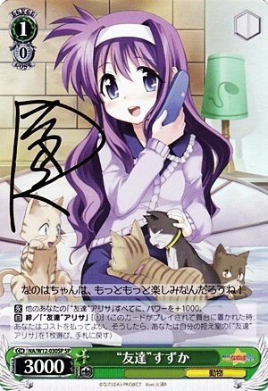 Amazon.co.jp: ヴァイスシュヴァルツ “友達”すずか(サイン) 【SP】 NA