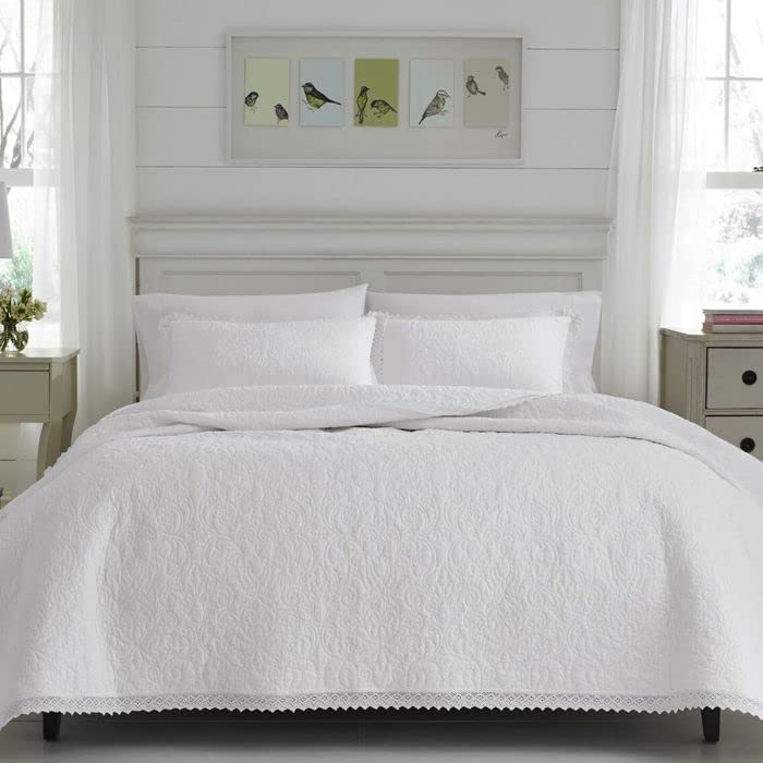 Amazon｜[Laura Ashley] ローラアシュレイ ベッドカバー ダブル