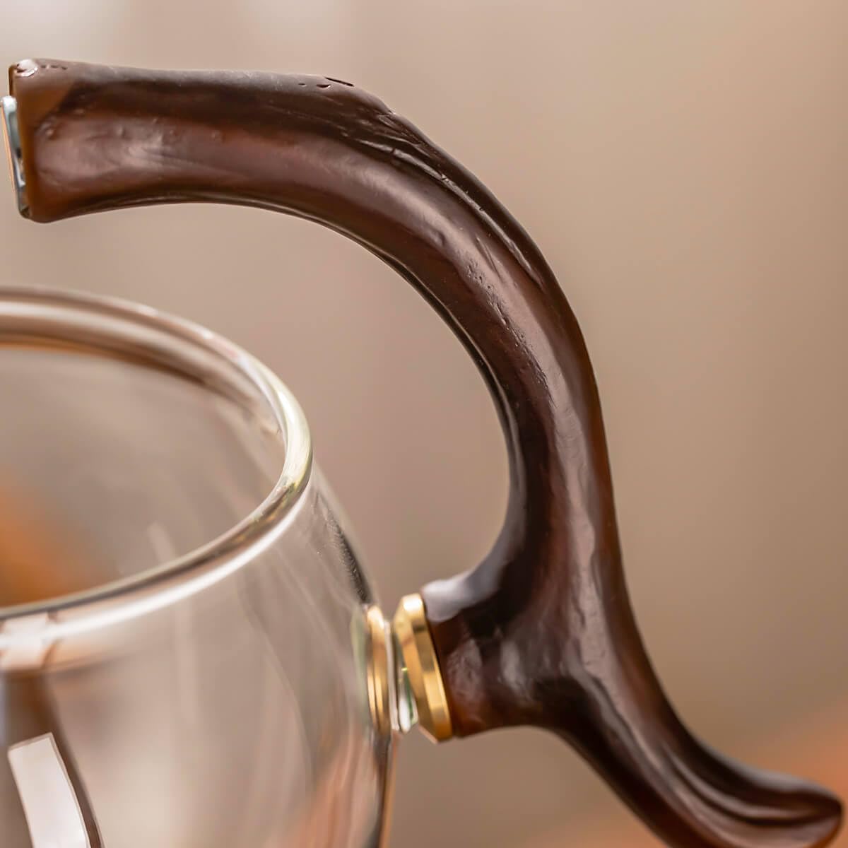 Amazon | カンフーガラスティーセット 自動ガラスティーポットセット