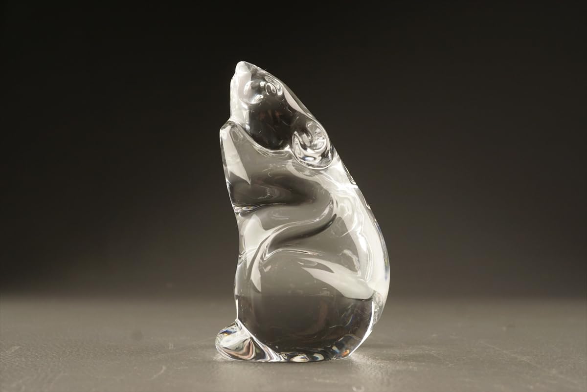 Amazon.co.jp: 千寿Baccarat バカラ 干支 ねずみ クリスタル オブジェ