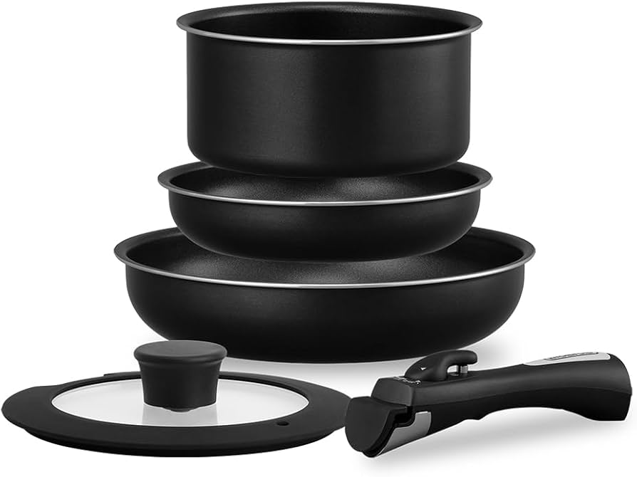 carico Nutri-Tech 5層鍋セット 5点 Vtg CARICO Nutri-Tech 5-Ply 18