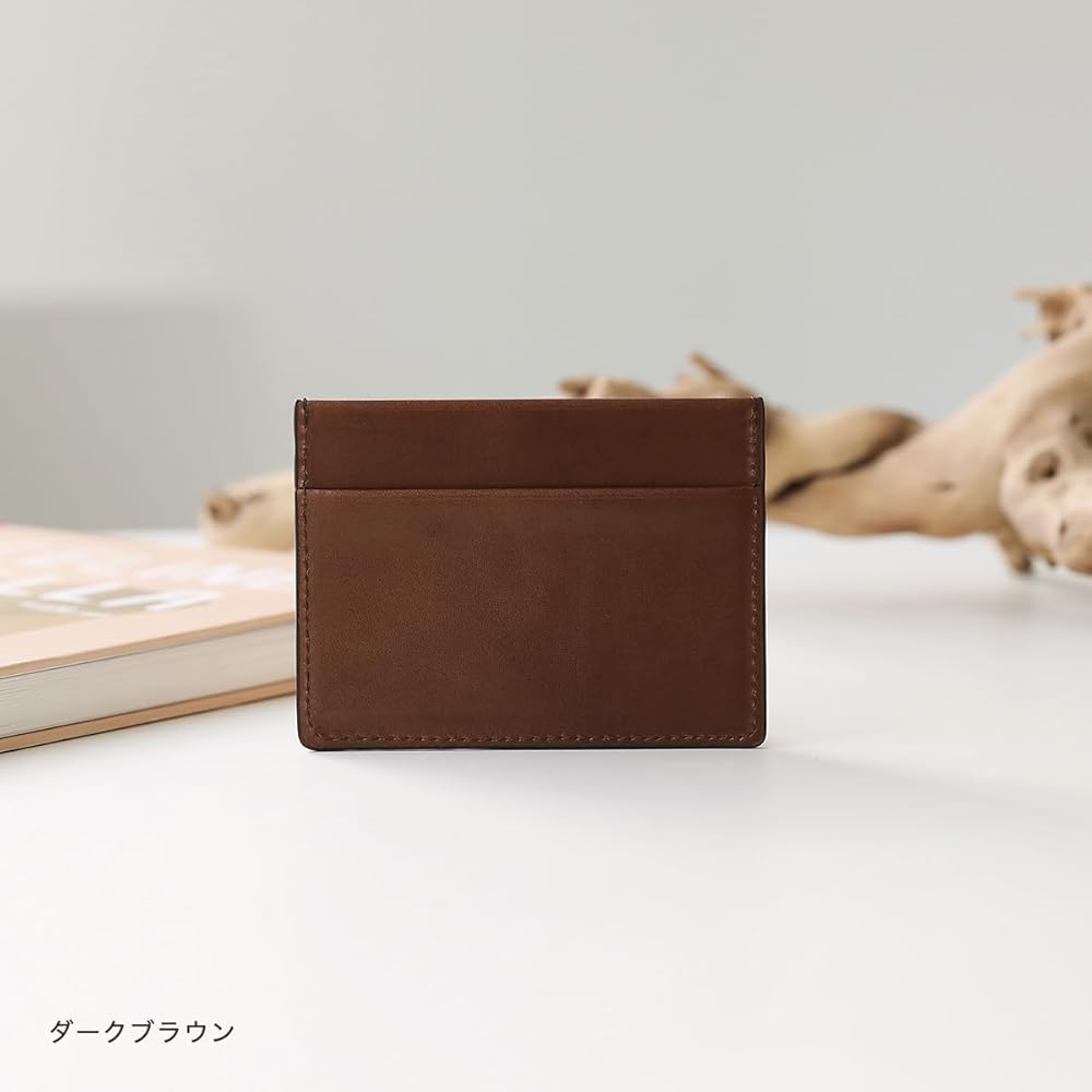 Amazon | カードケース 栃木レザー 本革 インナーカードケース パス