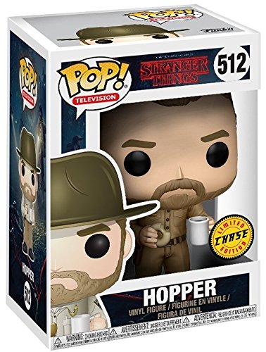 Amazon.com: Stranger Things Hopper with Donut Pop! Vinyl Figure
