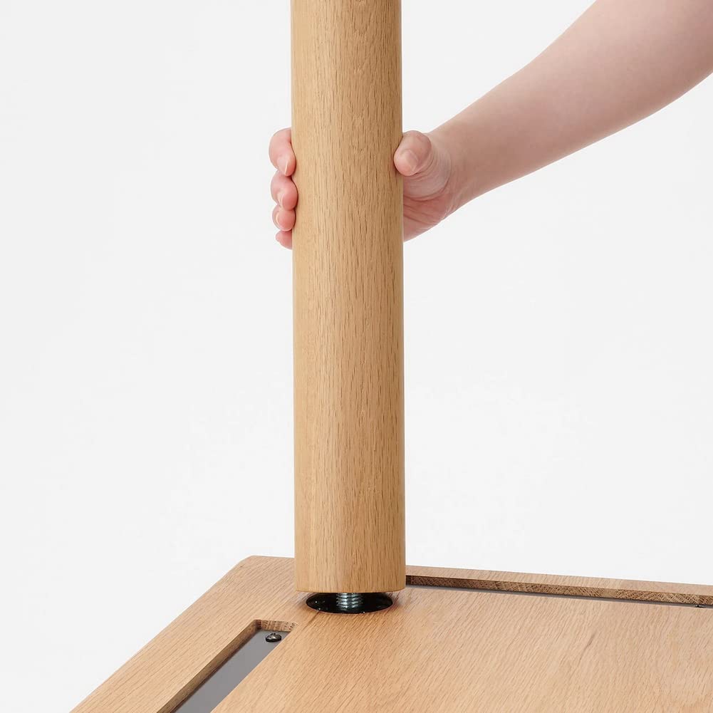 Amazon｜無印良品 木製テーブル脚 高さ72cm用 オーク材 82586176 4本組