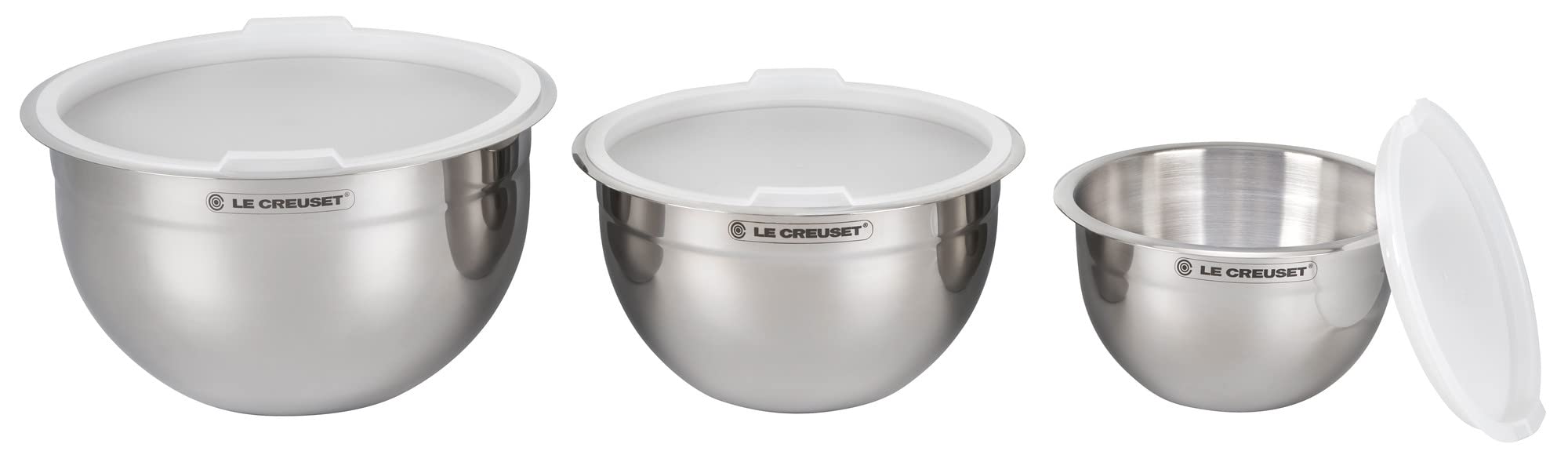 Amazon | Le Creuset 入れ子ミキシングボウル3個セット 滑り止め