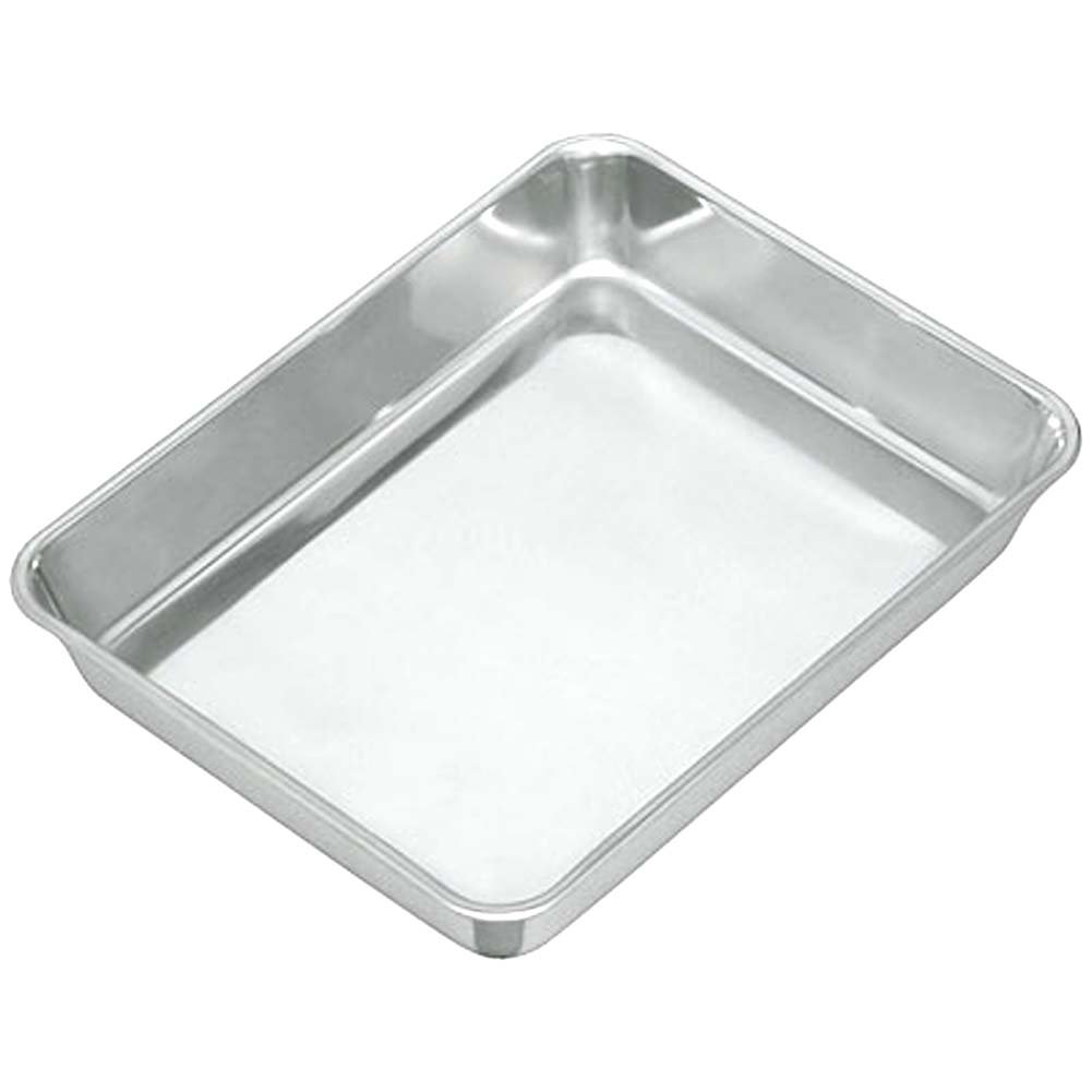 Amazon｜AG 18-8ステンレス 角バット 350x265xH60mm 10枚取｜バット