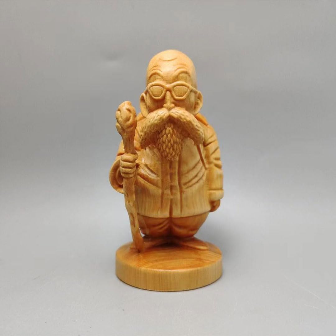 Amazon.co.jp: ミニ 亀仙人 天然木材 フィギュア・コレクタードール