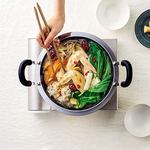 Amazon｜マイヤー(Meyer) 両手鍋 ホットポット 土鍋 28cm ステンレス