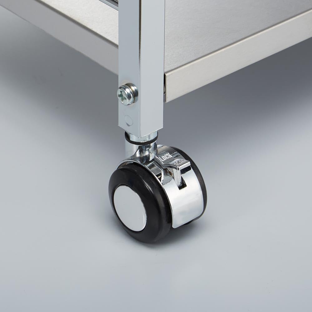 Amazon.co.jp: ディノス キッチン収納 キッチン 収納カート ステンレス