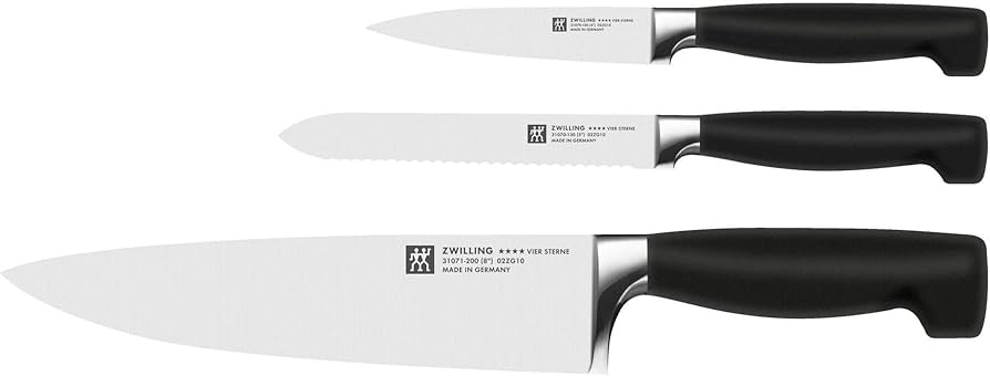 Amazon.com: Zwilling J.A. Henckels Four Star 3-pc Starter set