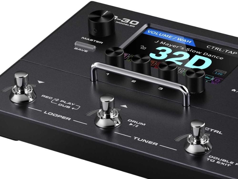 Amazon.com: NUX MG30 Guitar Multi-Effects Pedal Guitar/Bass