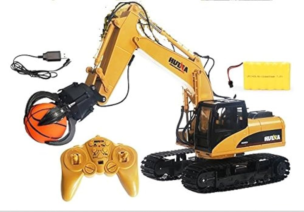 Amazon.co.jp: 1/14サイズ 2.4GHzデジタルプロポ方式 パワーショベル