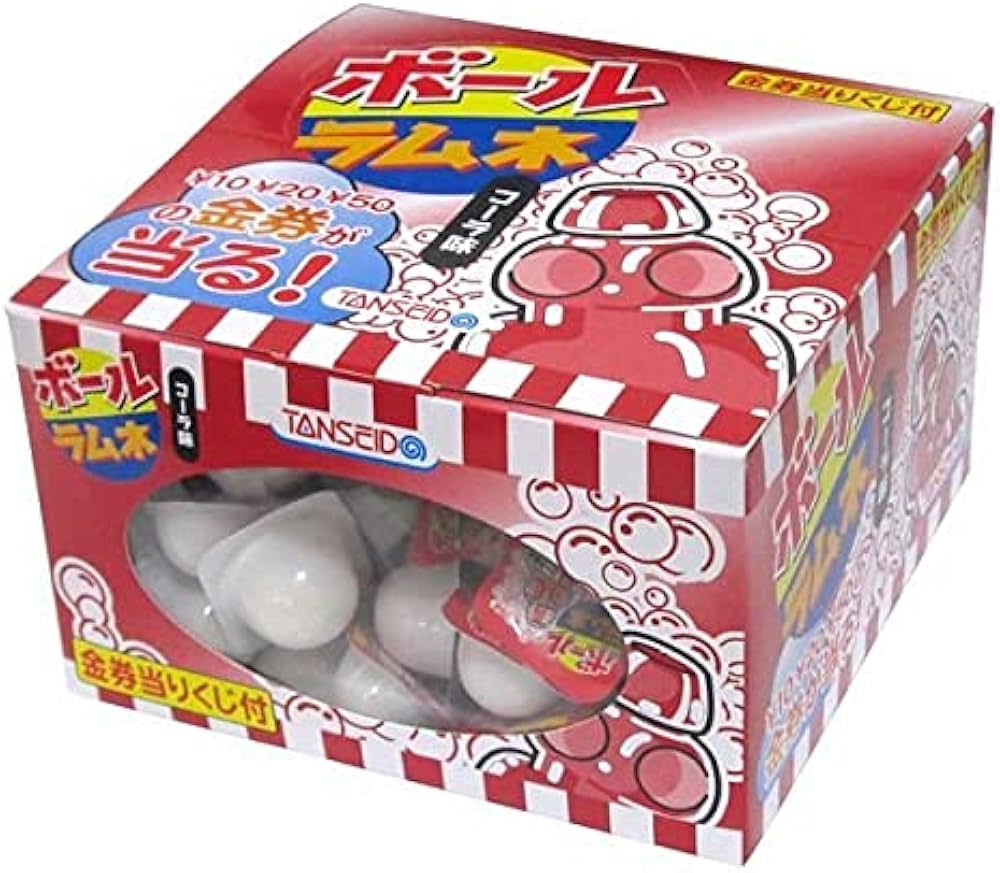 Amazon.co.jp: 丹生堂本舗 コーラボールラムネ(金券) 105個 : 食品