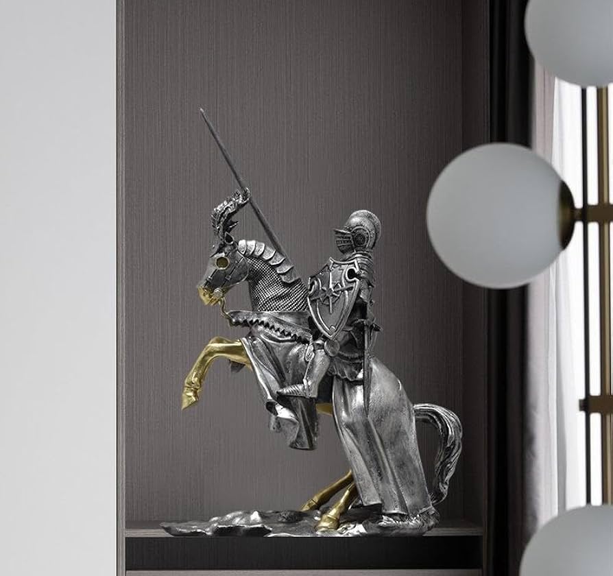 Amazon.co.jp: MOMOAO 騎士 装飾品 レトロ ヨーロッパ騎士 鎧の騎士