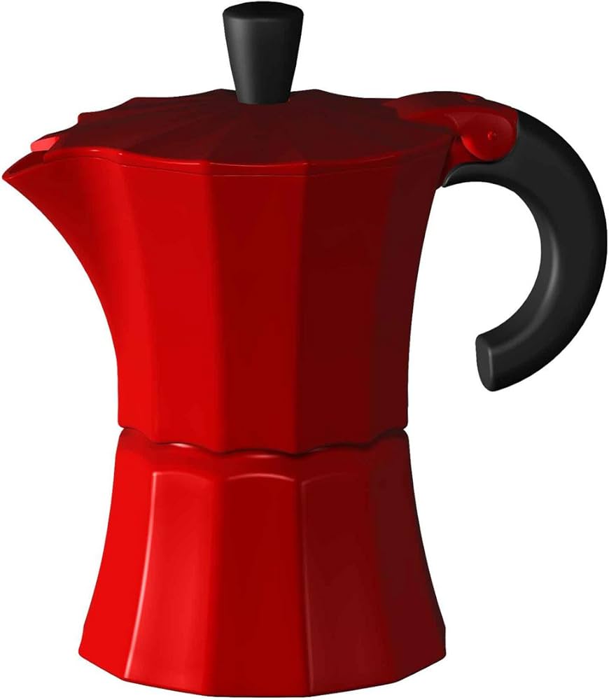 Amazon.com: Gnali & Zani MOR003 Morosina 6-Cup Coffee Maker Red