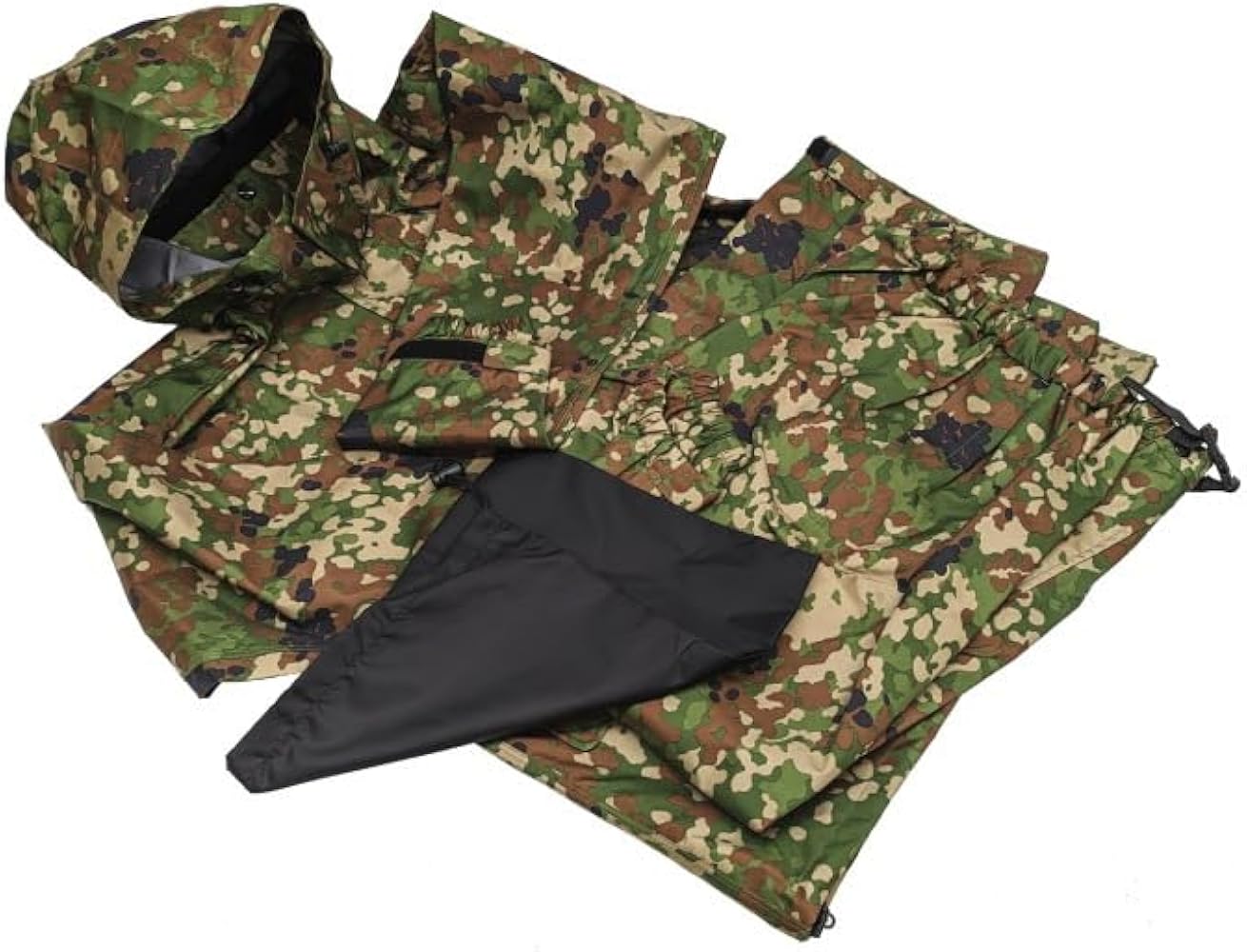 Amazon | 陸上自衛隊 迷彩 ゴアテックス 雨衣上下セット 2022年改良型