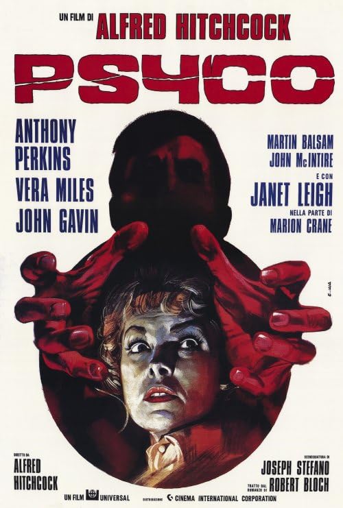 Amazon.co.jp: 【大判】映画ポスター 海外版 サイコ (68.5 cm x 101.5