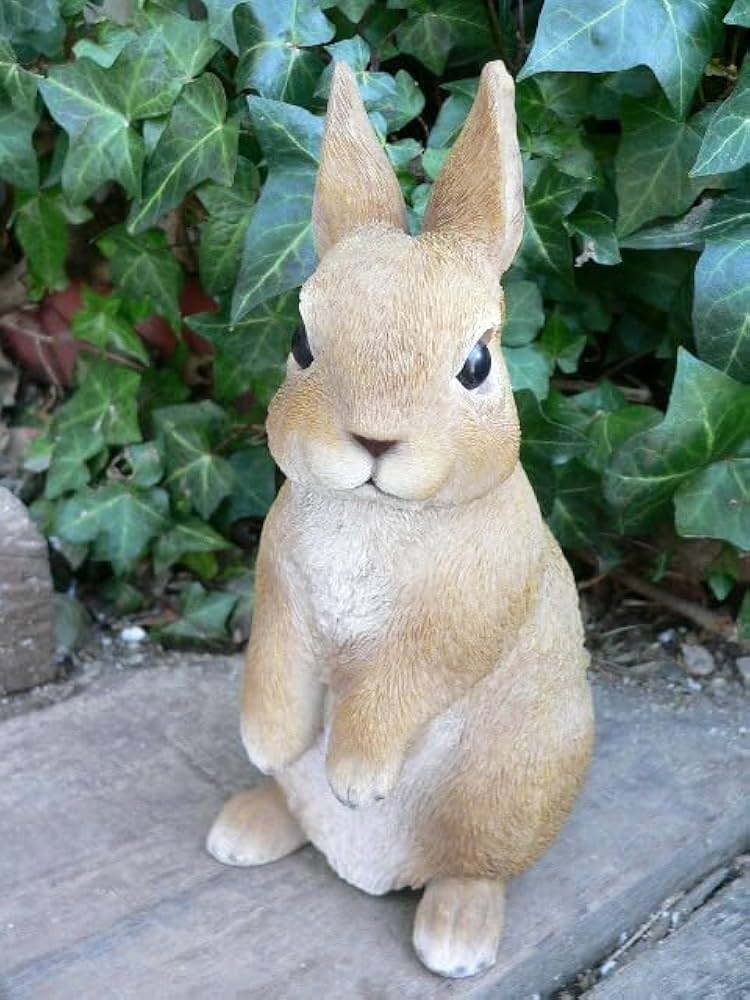 Amazon.co.jp: うさぎの置物 ウサギ ラビットHB 兎 N11964