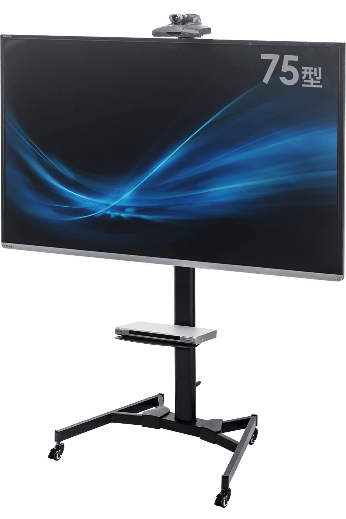 Amazon｜サンワダイレクト テレビスタンド 高さ調整ハンドル付 32～75