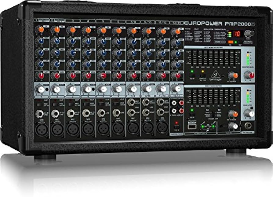 Amazon | Behringer パワードミキサー 最大2 x 1000W 高品質マイク