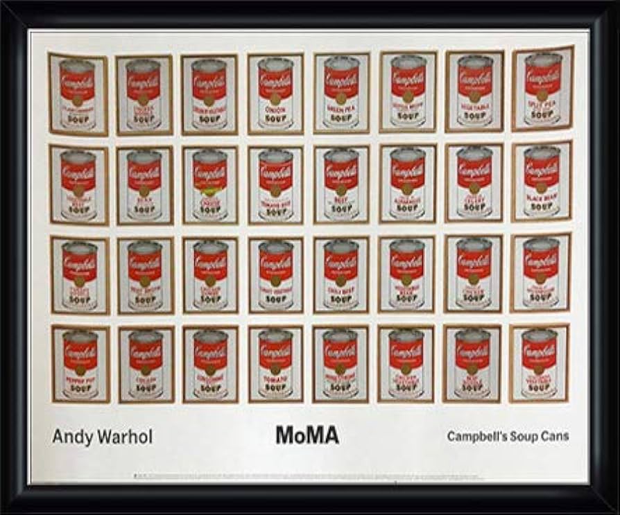 Amazon.co.jp: ポスター アンディ ウォーホル キャンベルスープ缶 1962