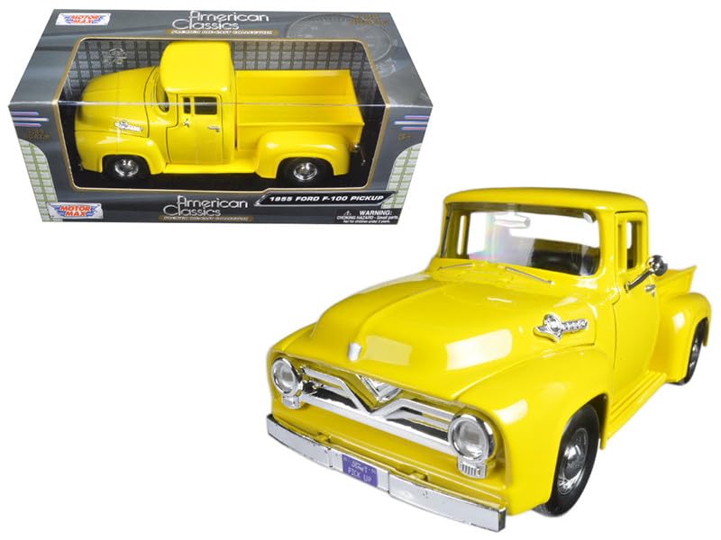 Amazon | ミニカー 1/24 MOTORMAX☆1955 フォード F100 ピックアップ