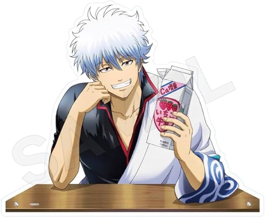 Amazon.co.jp: 銀魂 坂田銀時 一休みver. 見つめあう アクスタ : ホビー