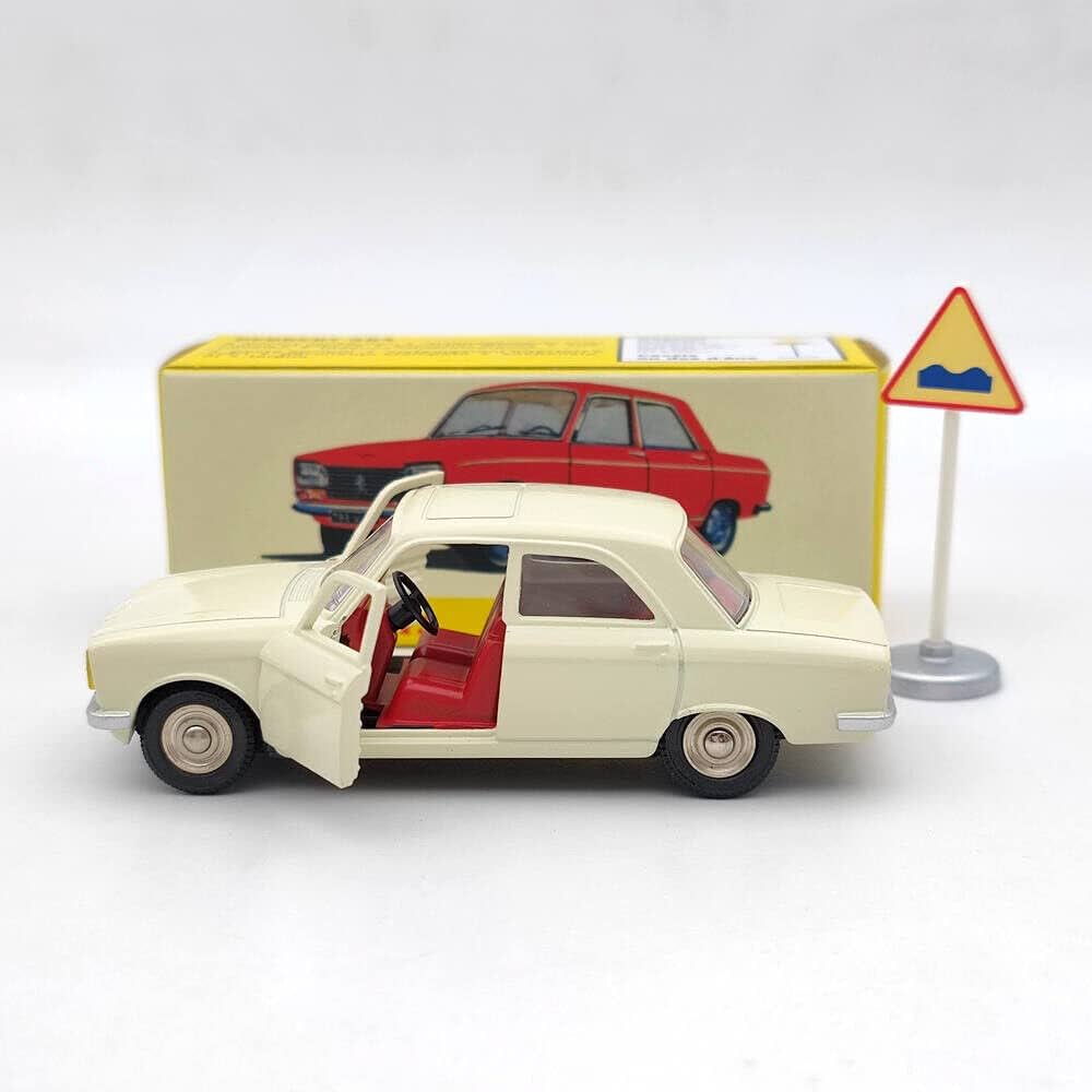 Atlas 1:43 Dinky Toys 1428 pour Peugeot 304 Blanc Diecast Car