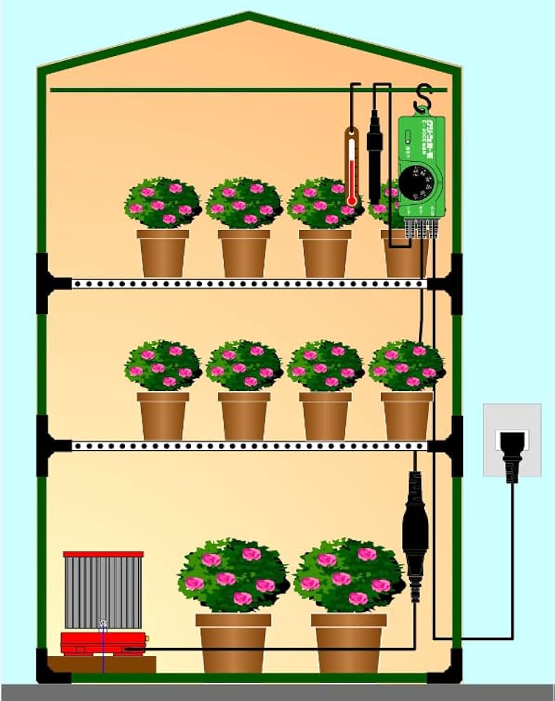 Amazon.co.jp: 小型温室用ヒーター パネルヒーター250W（Eサーモ付