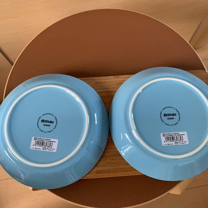 Amazon.co.jp: イッタラ ティーマ プレート 17cm ライトブルー 2枚