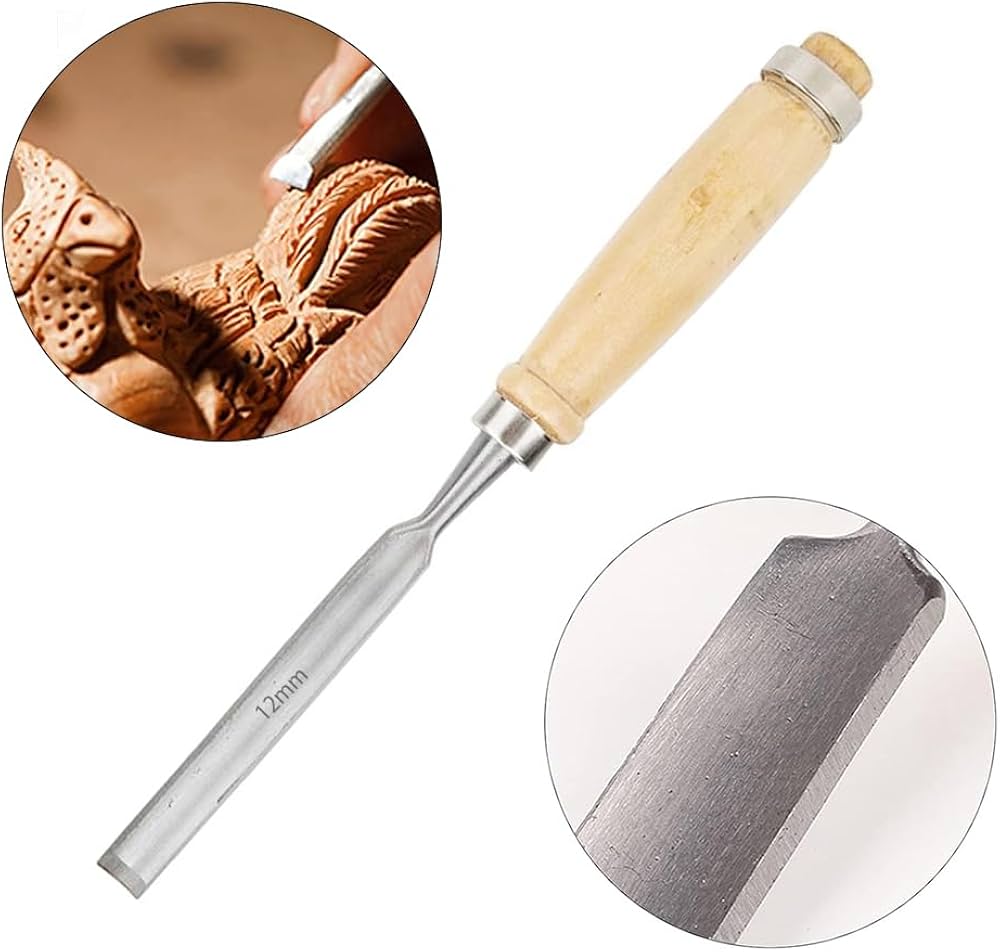 Amazon | 4本 のみセット 木工用 ノミ 鑿 アッシュツリー ハンドル