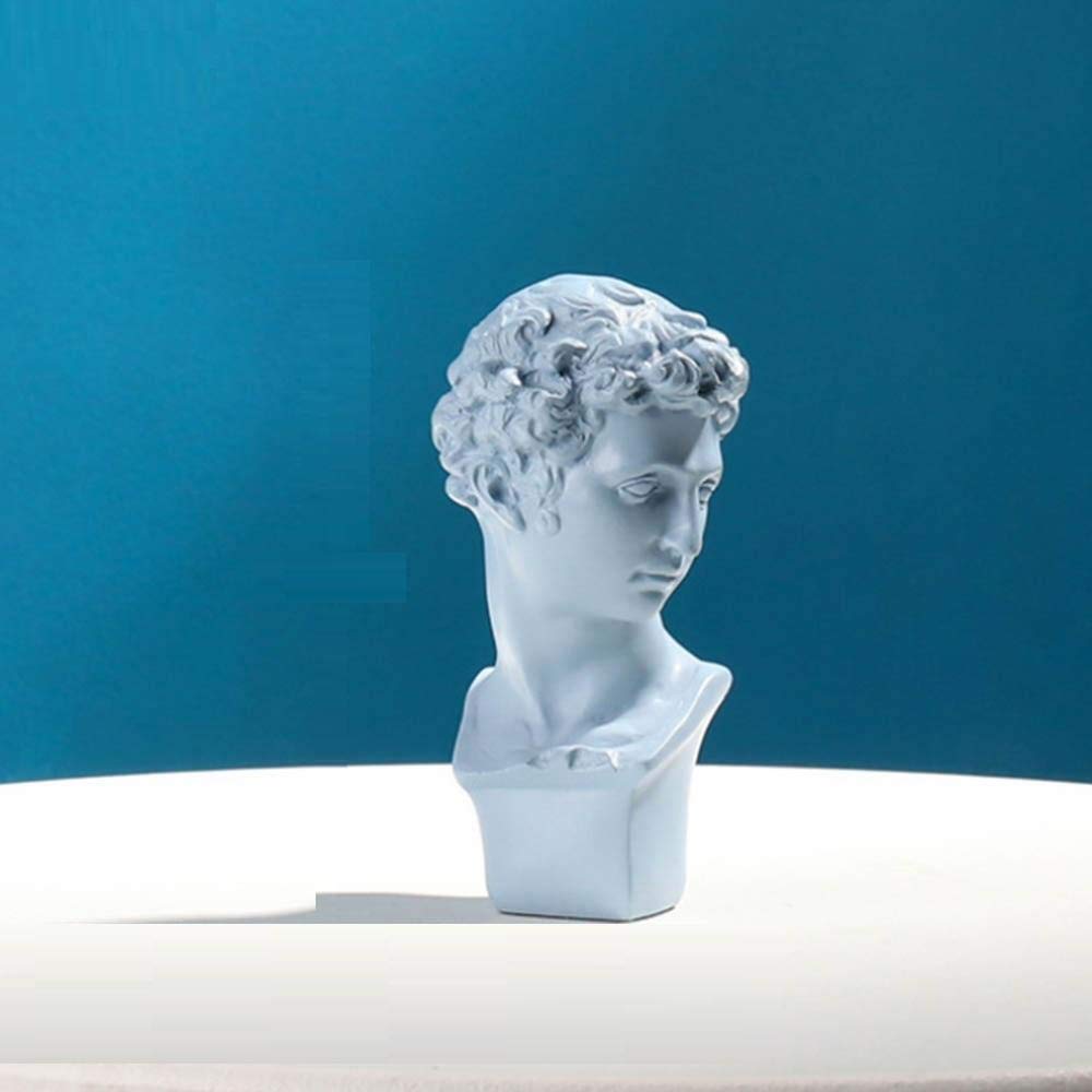 Amazon.co.jp: 置物・オブジェ人物像樹脂ヘッド彫刻家の装飾
