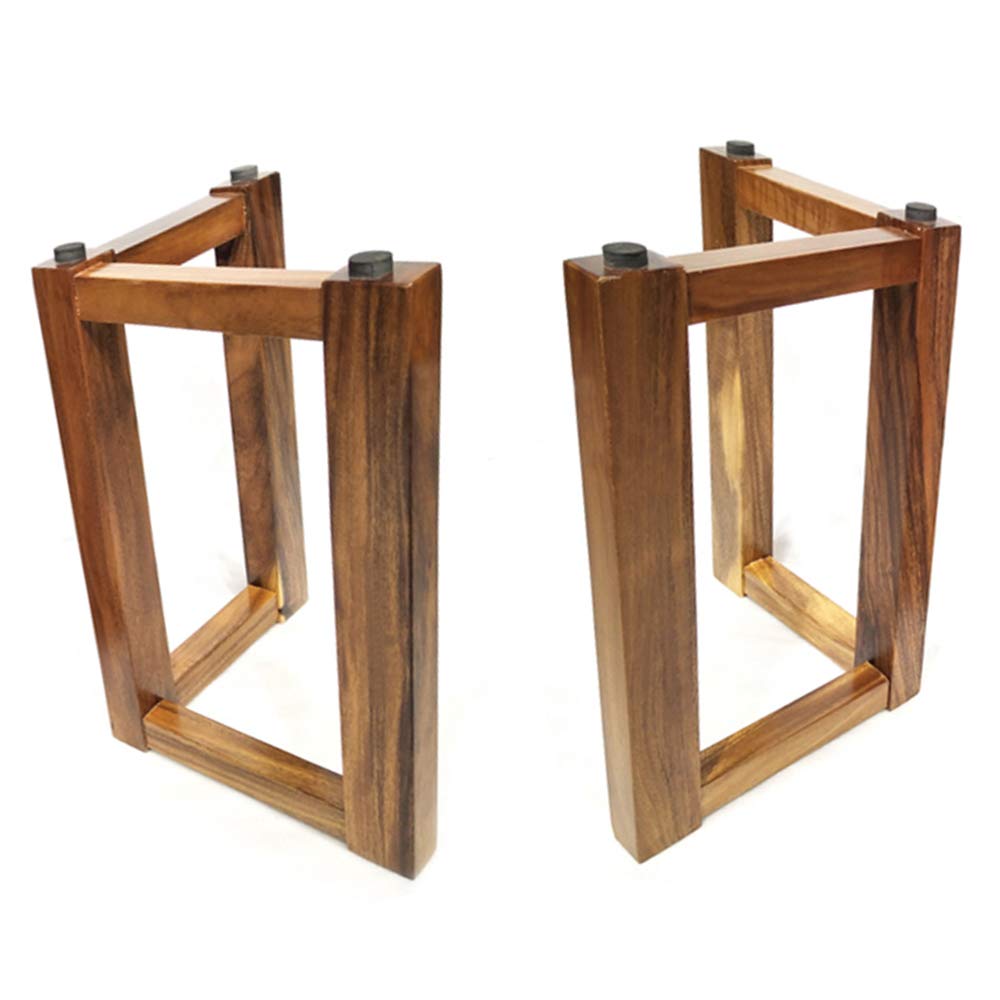 Amazon.co.jp: WQSQ 木製 テーブル脚 置き換え足 DIY バーデスク脚