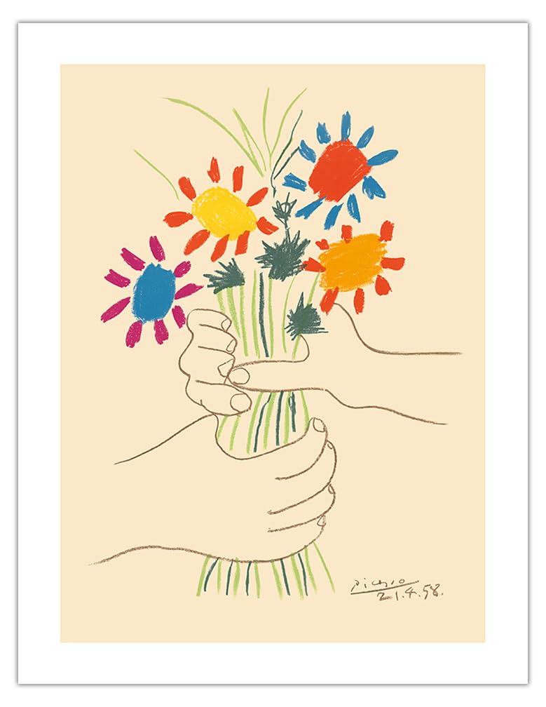 Amazon.co.jp: 花束(Le Bouquet De Fleurs) - Pablo Picasso c.1958