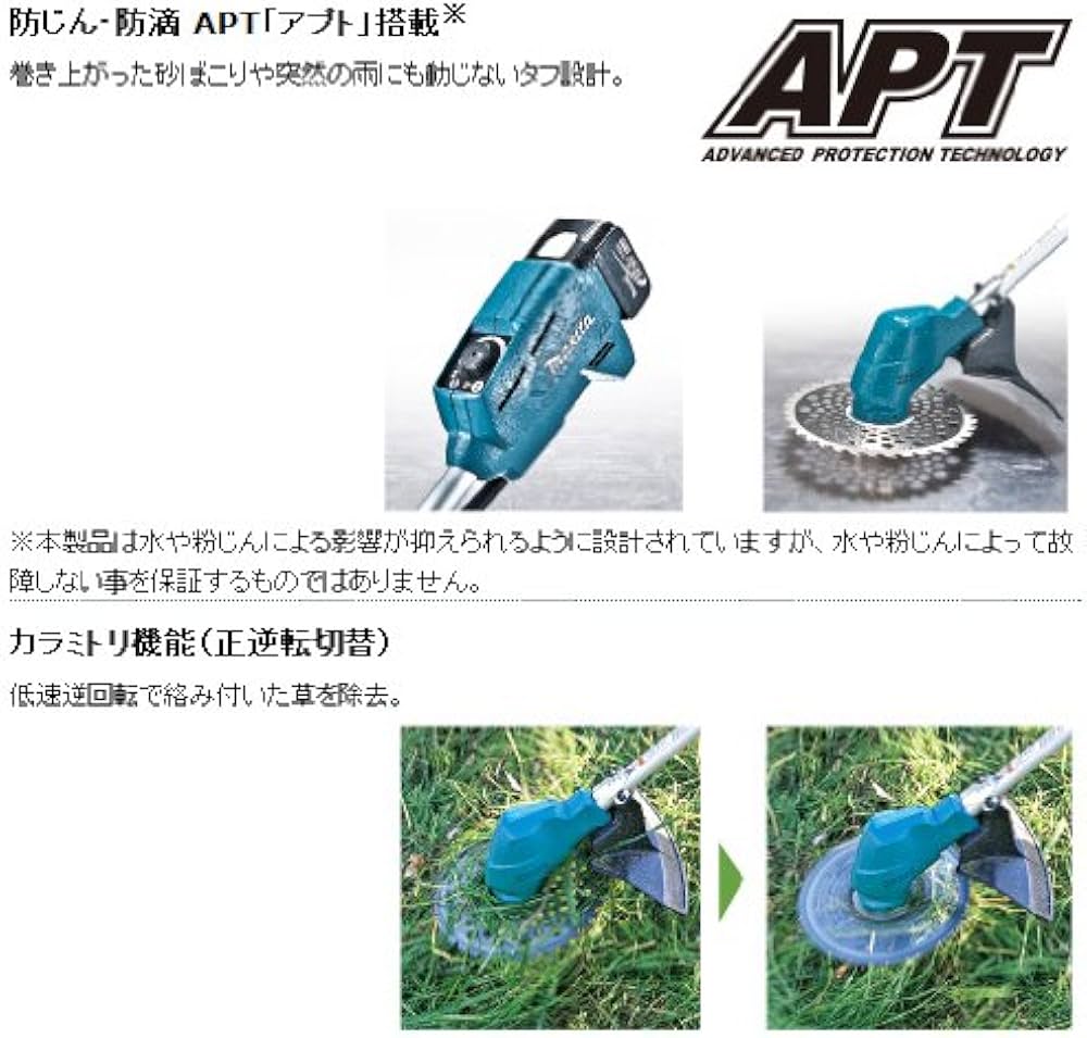 Amazon | マキタ 充電式草刈機14.4V 刈込幅230mmチップソー付 U