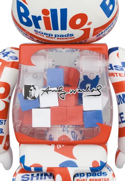 Amazon.co.jp: Medicom Andy Warhol Brillo 100% & 400% Be@rbrick 2個