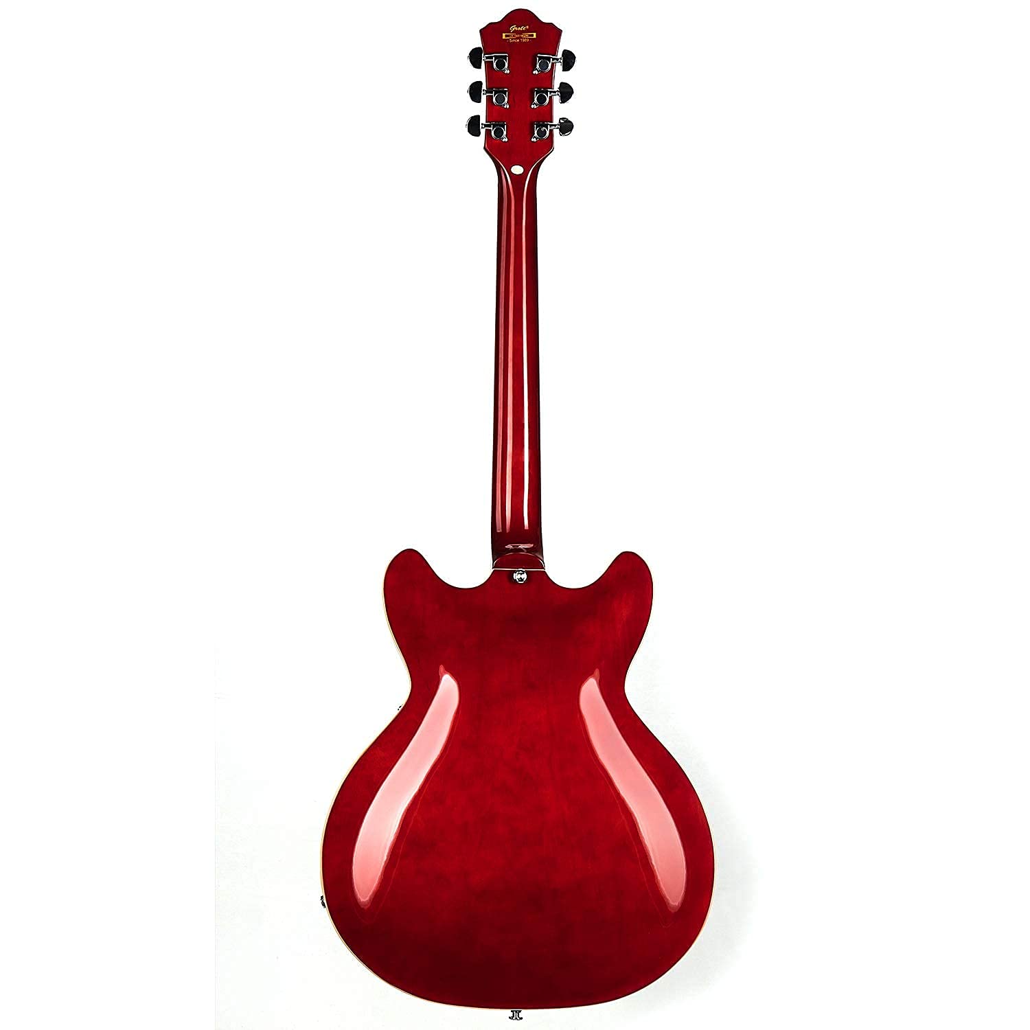 Amazon | GROTE Full Scale Electric Guitar Semi-Hollow Body Guitar