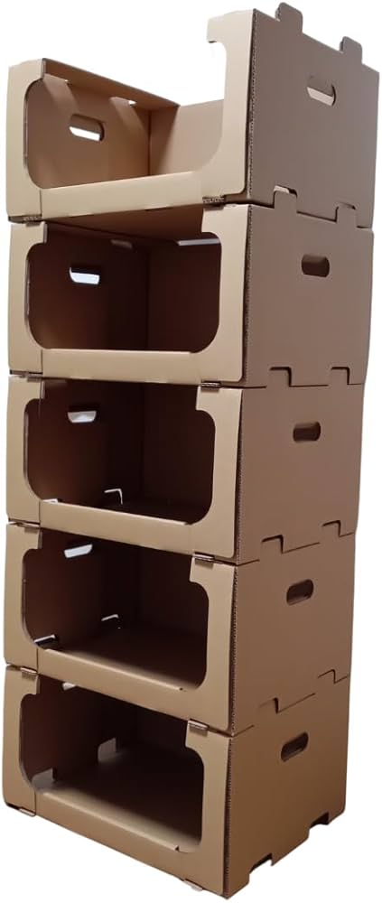 Amazon.co.jp: ダンボール ダンボール棚 収納ボックス ピッキング