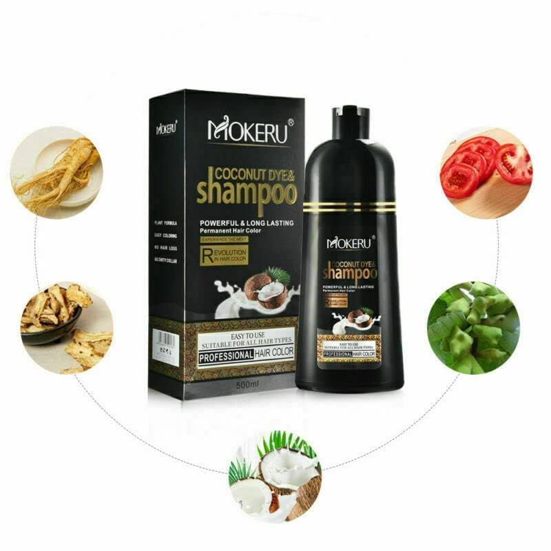 Amazon.com : MOKERU Professional Argan Coconut Oil Hair Dye - 500
