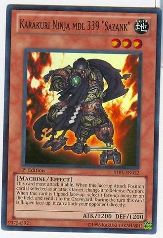 Amazon.com: Yu-Gi-Oh! - Karakuri Ninja MDL 339 Sazank (STBL-EN022