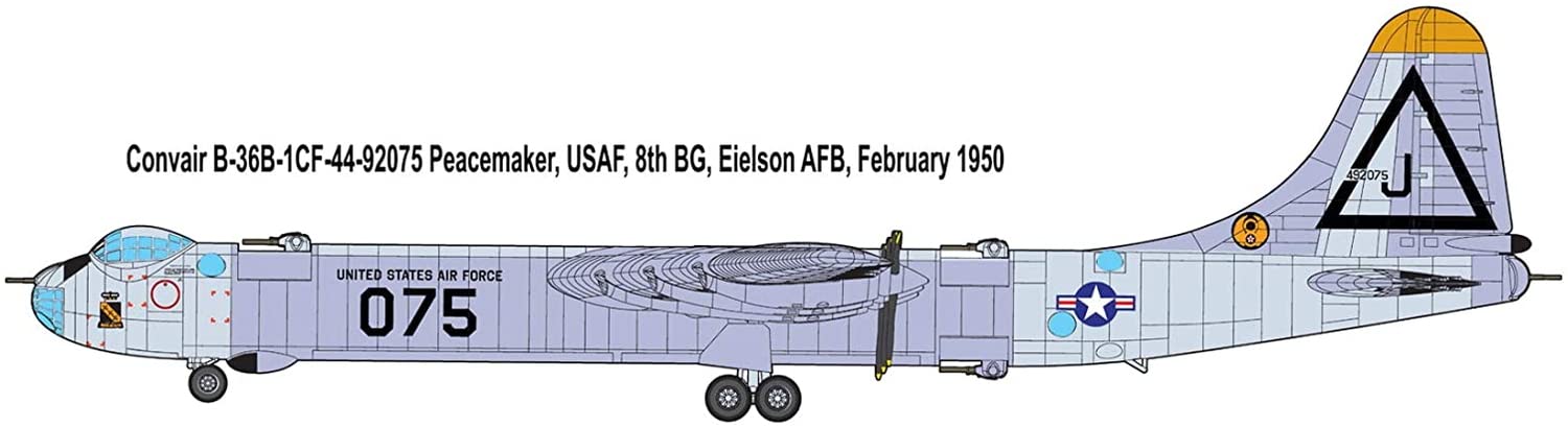 Amazon | ローデン 1/144 アメリカ空軍 コンベア B-36B ピースメーカー