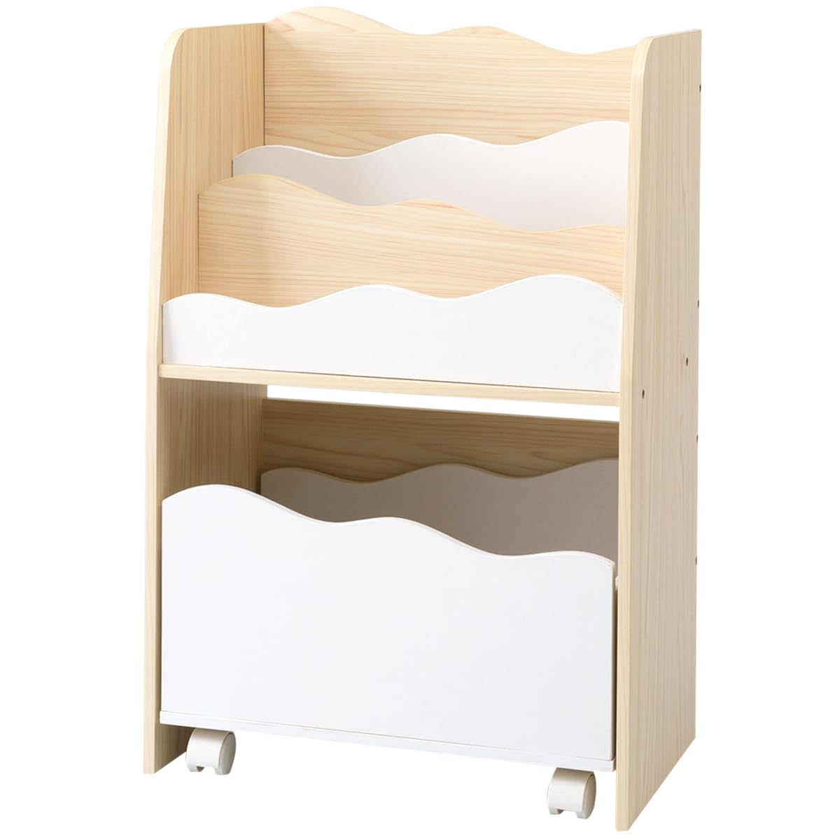 Amazon.co.jp: ニトリ(NITORI) キッズ収納ラック ミア3 ナチュラル S