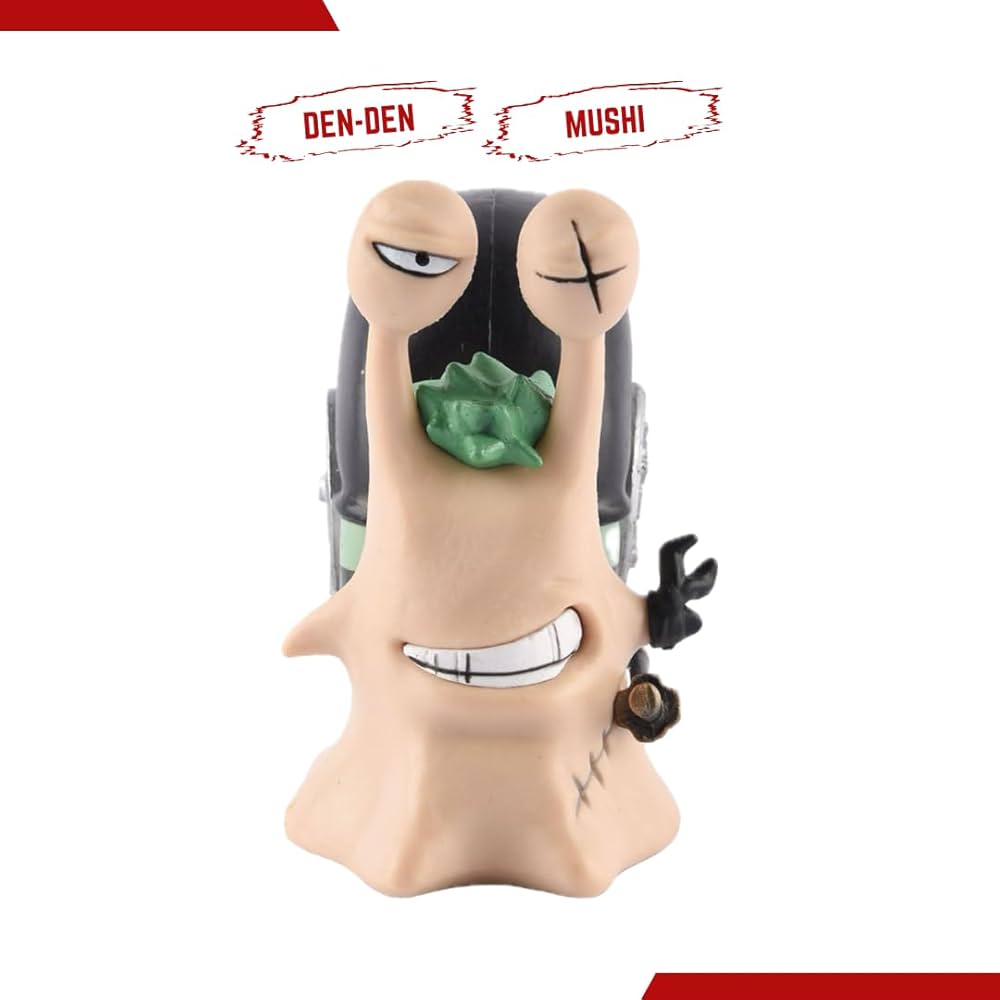 Wecoeur Zoro One Piece Den Den Mushi Transponder Snail Collectible