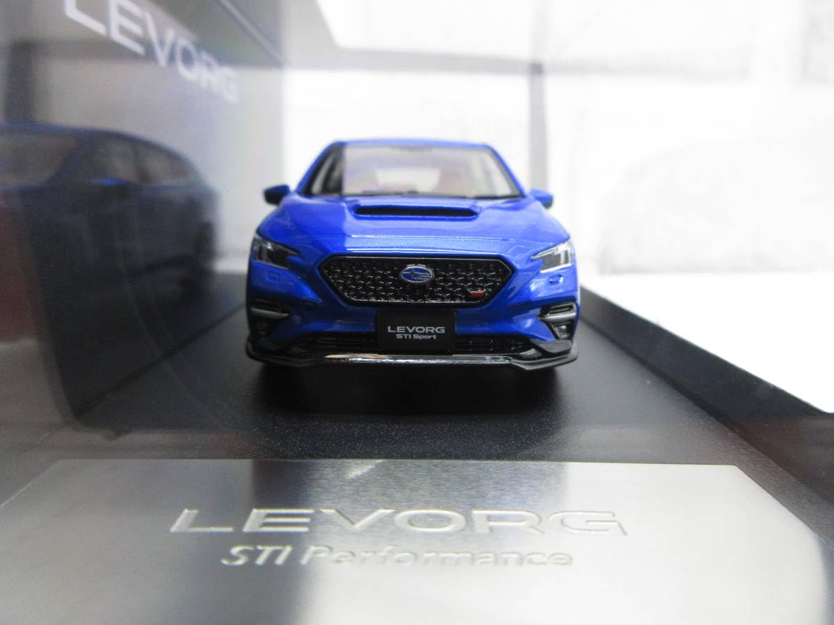 Amazon | ミニカー 1/43 スバル レヴォーグ STI パフォーマンス ブルー