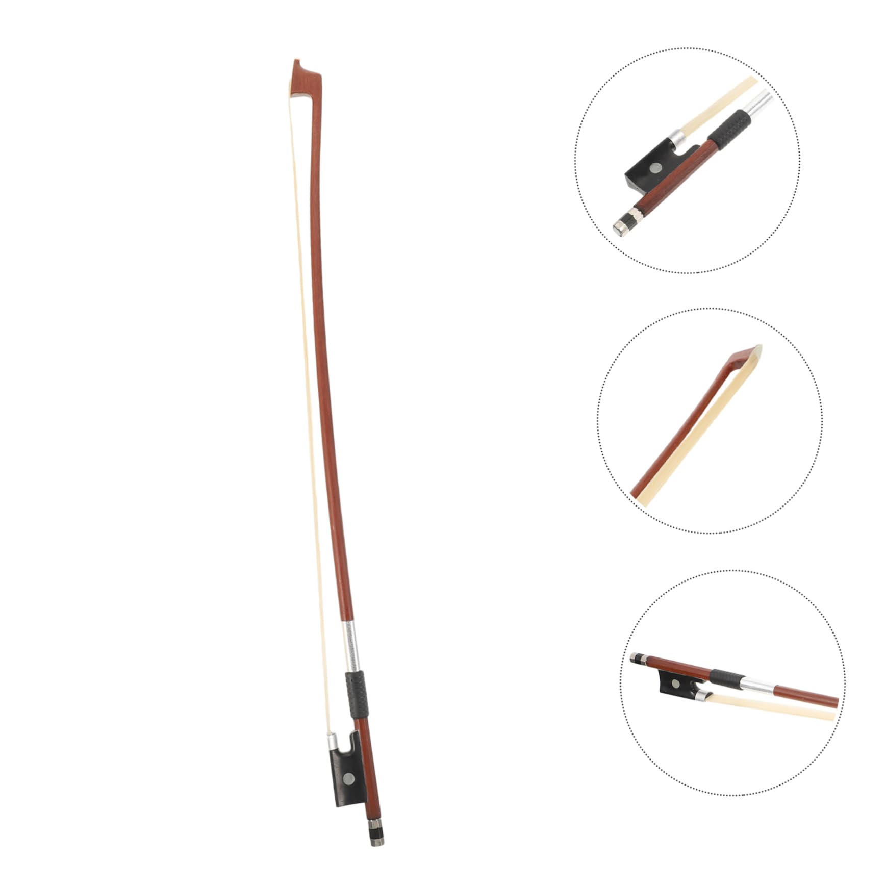 Amazon | DRESSOOS バイオリン 弓 1/16 サイズ バイオリン 楽器 付属品