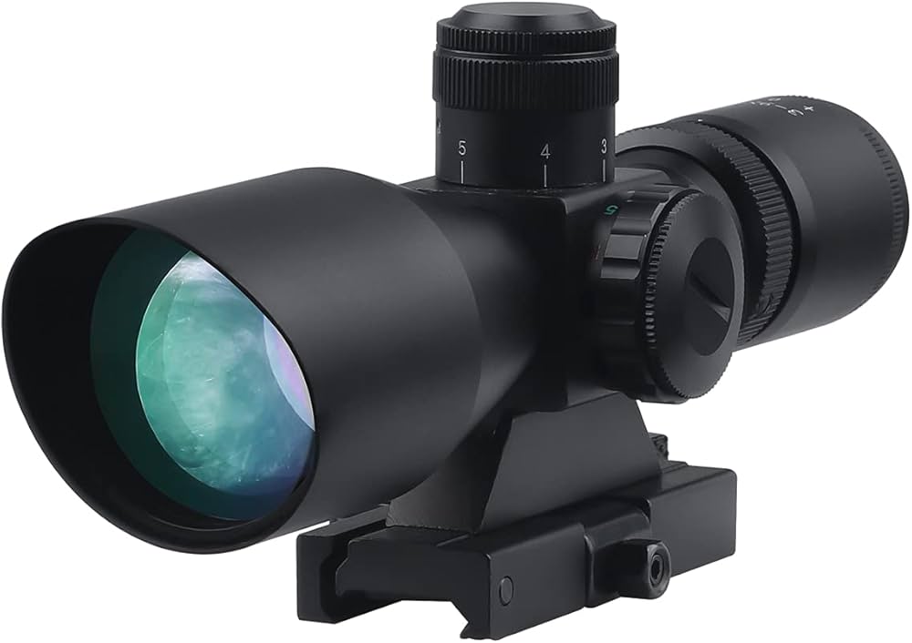 Amazon | Scoking コンパクトタクティカルライフルスコープ Mil-dot 3